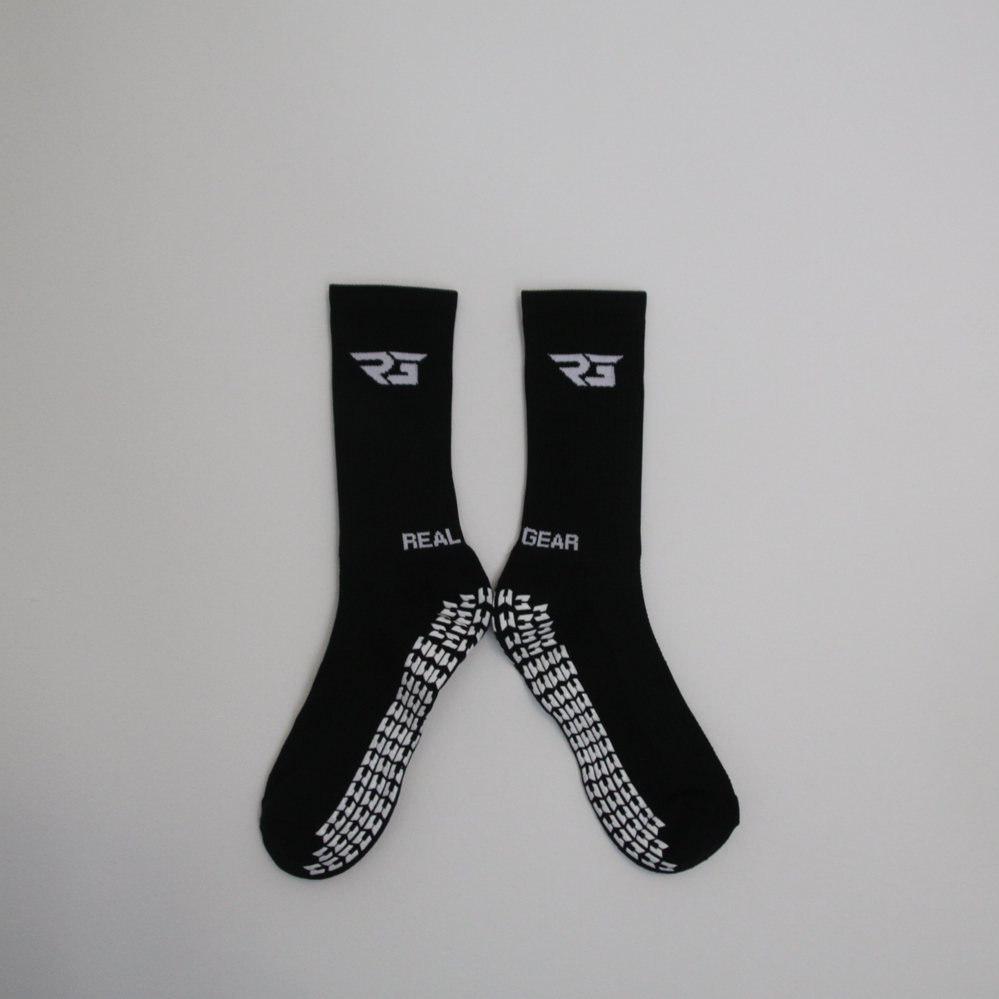 Real Gear Grip Socks Black