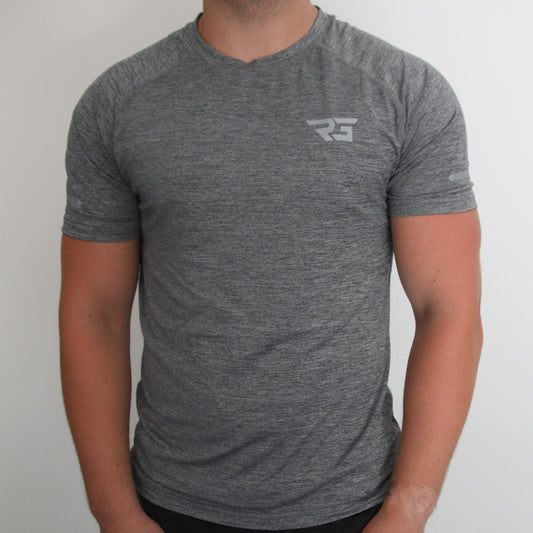 Real Gear Tech Short Sleeve T-Shirt Grey