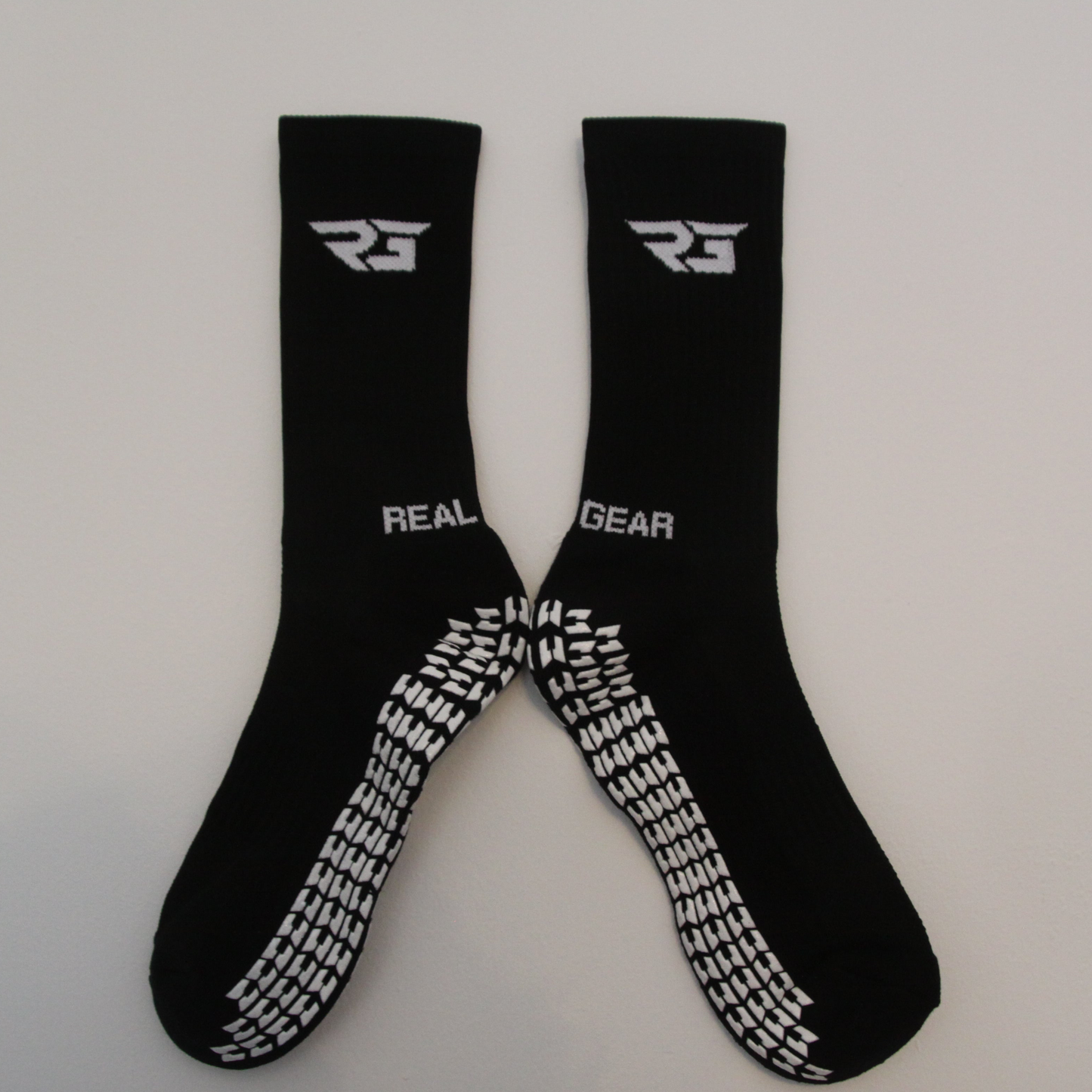 Real Gear Grip Socks Black