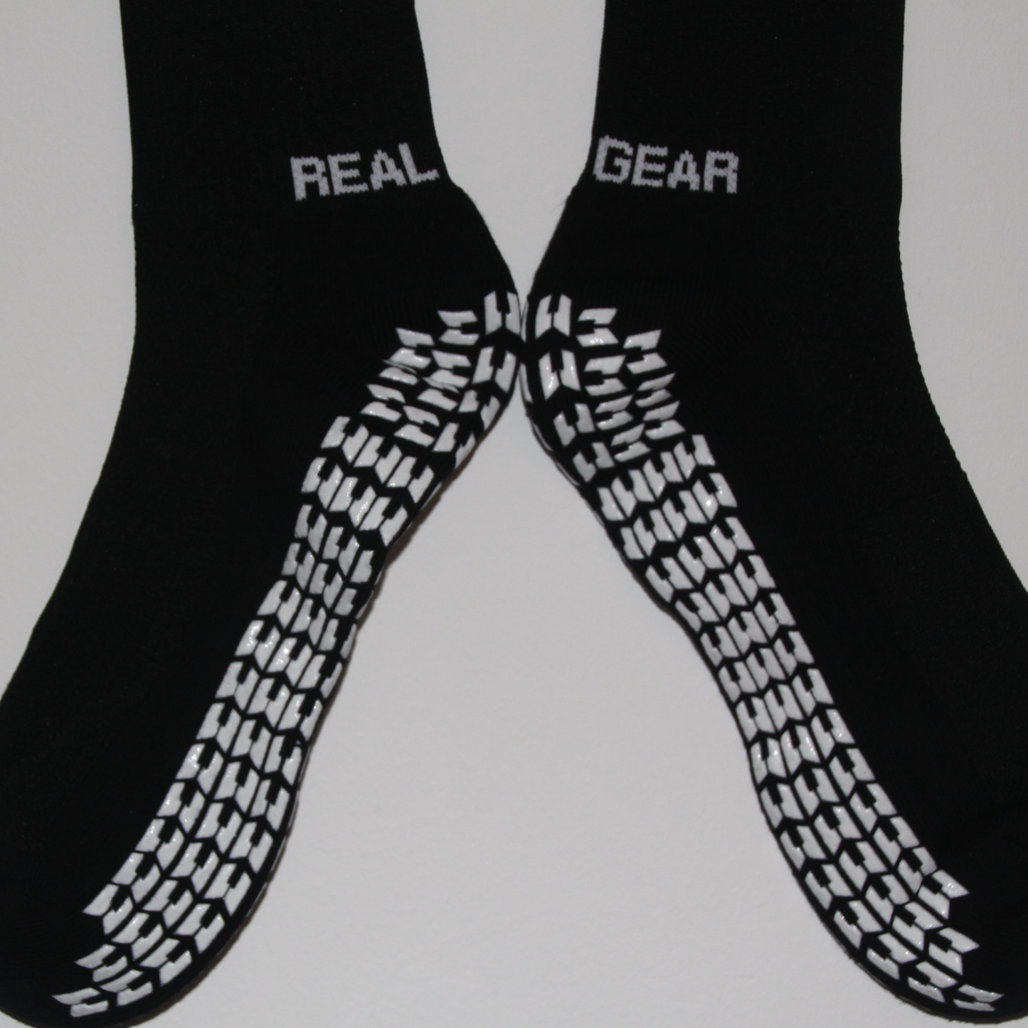 Real Gear Grip Socks Black